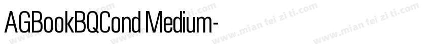 AGBookBQCond Medium字体转换